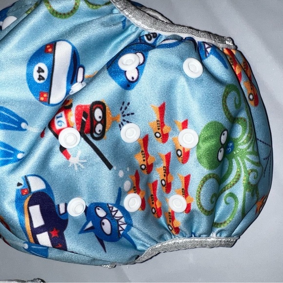 wegreeco Baby & Toddler Snap One Size Adjustable Reusable Baby Swim Diaper - Picture 13 of 14